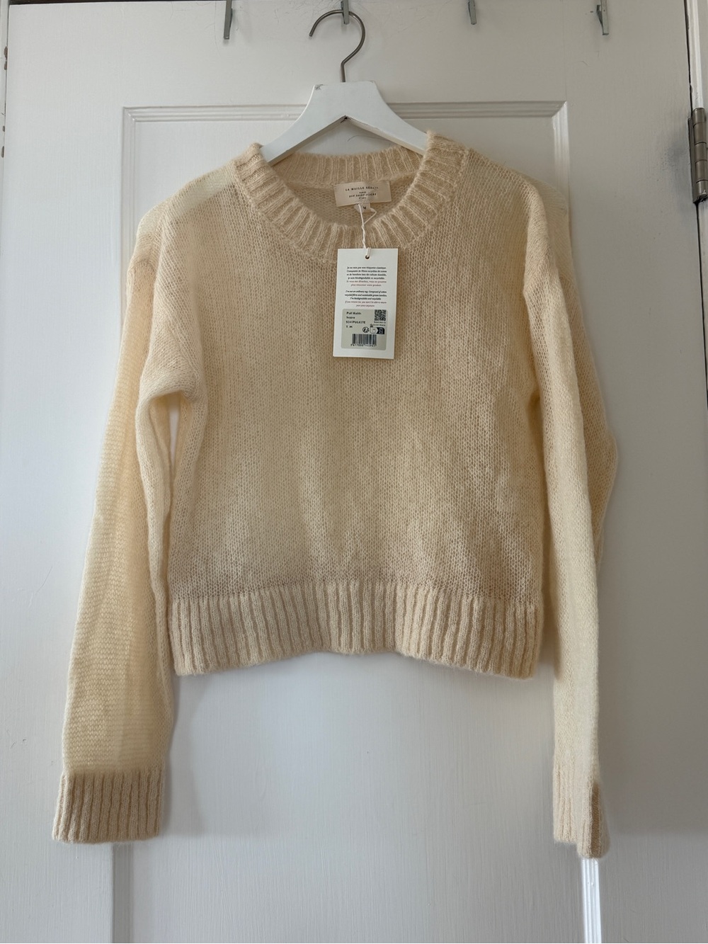 Sezane BNT Cream Women's Sweater